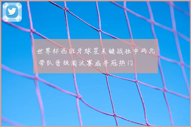 世界杯西班牙球星关键战独中两元 带队晋级淘汰赛成夺冠热门