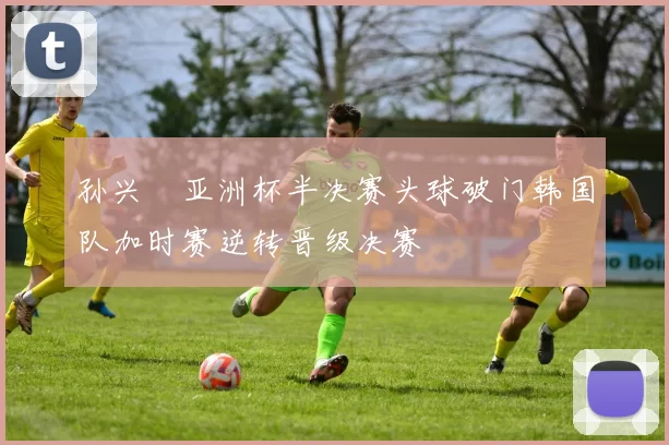 孙兴慜亚洲杯半决赛头球破门韩国队加时赛逆转晋级决赛